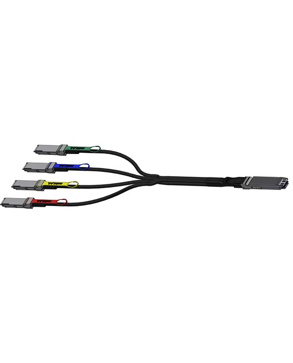 Nvidia MCP7Y70-H002 câble InfiniBand et à fibres optiques 2 m OSFP 4xQSFP56 Noir
