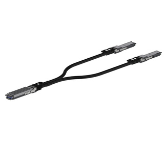 Nvidia MCP7Y10-N01A câble InfiniBand et à fibres optiques 1,5 m OSFP 2xQSFP112 Noir