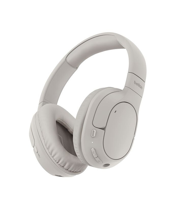 Belkin AUD009HQSA écouteur/casque Écouteurs Sans fil Arceau Appels/Musique USB Type-C Bluetooth Sable