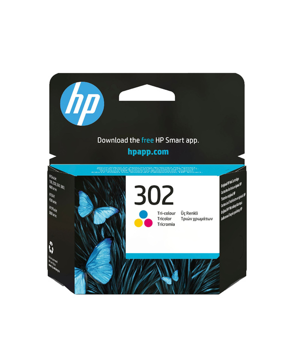 HP 302 Cartouche d’encre trois couleurs authentique