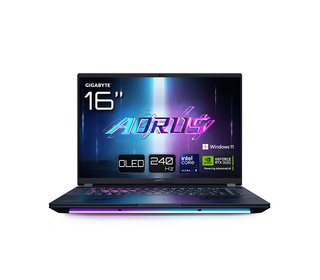 GIGABYTE AORUS MASTER 16 BXH ORDINATEUR PORTABLE GAMING - 16,0“, 240HZ OLED, INTEL CORE 275HX, NVIDIA RTX 5070 TI GPU, 32GO DDR5