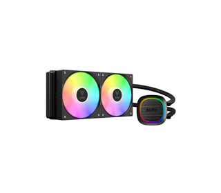 GAMDIAS AURA GL240 V2 système de refroidissement d’ordinateur Processeur Refroidisseur de liquide tout-en-un 12 cm Noir