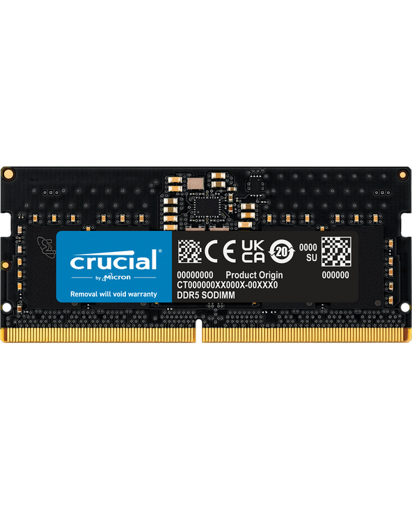 Crucial CT8G56C46S5T module de mémoire 8 Go 1 x 8 Go DDR5 5600 MHz ECC