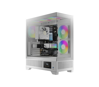GAMDIAS ATLAS M1 WH unité centrale Midi Tower Blanc