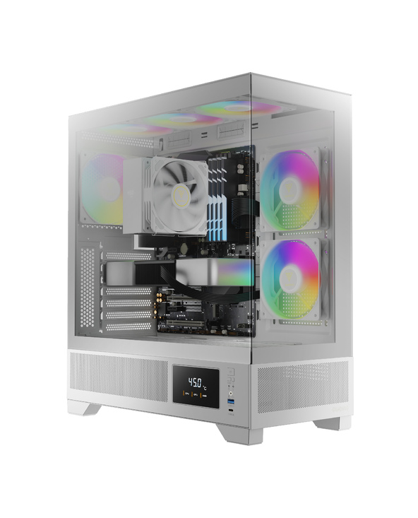 GAMDIAS ATLAS M1 WH unité centrale Midi Tower Blanc