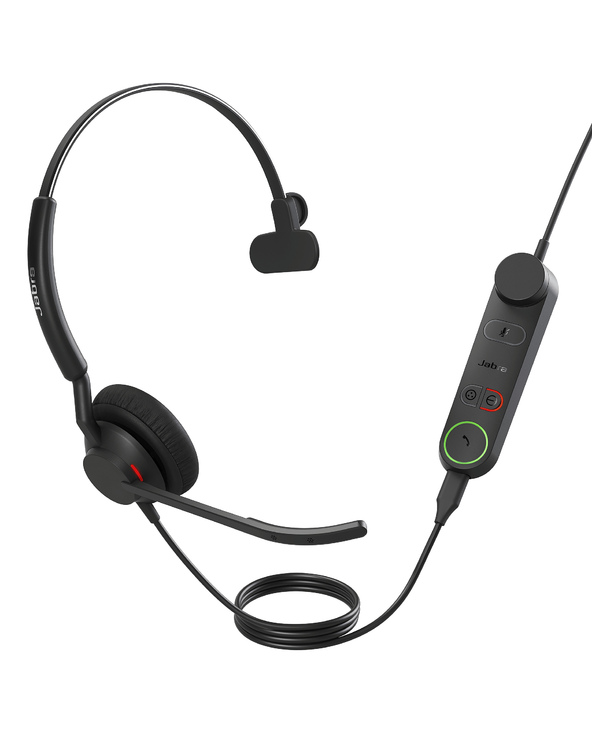 Jabra 5093-299-2259 Casque Avec fil Arceau Bureau/Centre d'appels USB Type-C Noir