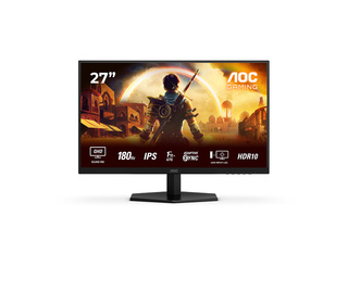 AOC G4 Q27G42XE 27" Quad HD 1 ms Noir, Rouge