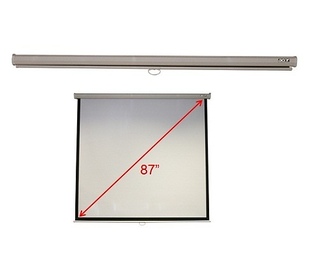 Acer M87-S01MW écran de projection 2,21 m (87") 1:1