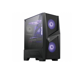 MSI MAG Forge 100M Midi Tower Noir, Transparent