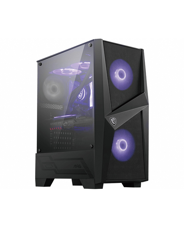 MSI MAG Forge 100M Midi Tower Noir, Transparent