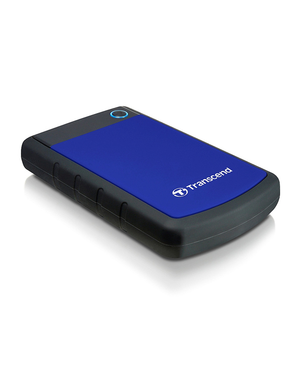 Transcend 2TB StoreJet 25H3 disque dur externe 2 To 2.5" Micro-USB B 3.2 Gen 1 (3.1 Gen 1) Noir, Bleu