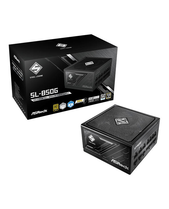 Asrock SL-850G Steel Legend unité d'alimentation d'énergie 850 W 20+4 pin ATX ATX Noir