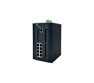 LevelOne IGU-2072 commutateur réseau Géré L2+ Gigabit Ethernet (10/100/1000) Noir