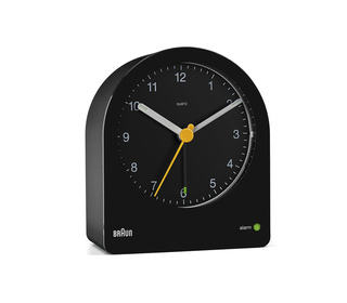 Braun BC22 Réveil à quartz Noir, Jaune
