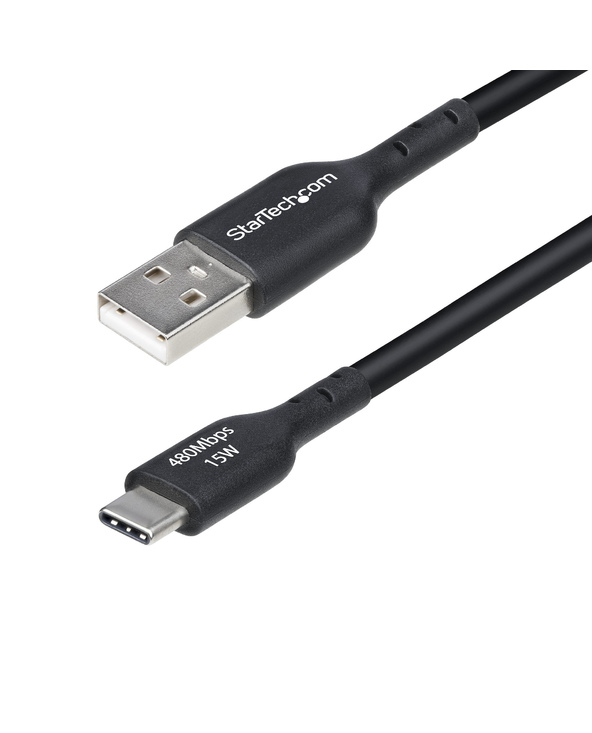 StarTech.com Câble de Charge USB-A vers USB-C de 4m, Charge et Synchronisation, 3A, USB 2.0, Gaine TPE - Cordon de Charge USB No