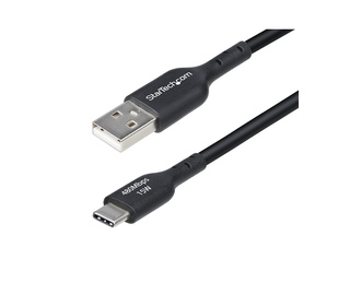 StarTech.com Câble de Charge USB-A vers USB-C de 3m, Charge et Synchronisation, 3A, USB 2.0, Gaine TPE - Cordon de Charge USB No