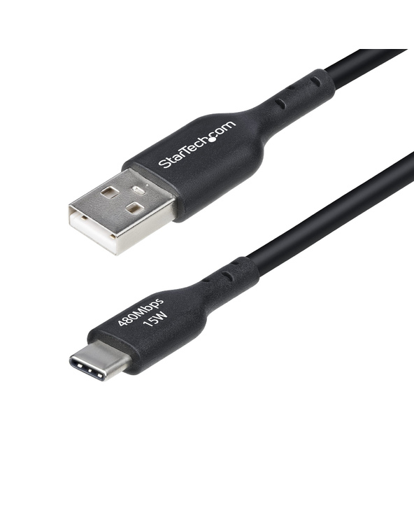 StarTech.com Câble de Charge USB-A vers USB-C de 3m, Charge et Synchronisation, 3A, USB 2.0, Gaine TPE - Cordon de Charge USB No