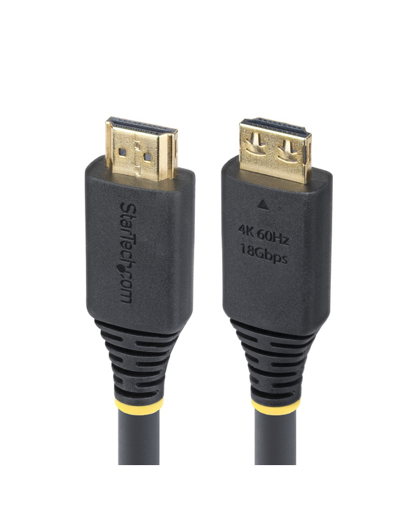 StarTech.com Câble HDMI Haut Débit de 6m avec Connecteur à Pince, 4K 60Hz/1440p 144Hz, HDR10/HDCP 2.2/ARC, 18Gbps, UHD HDMI 2.0,