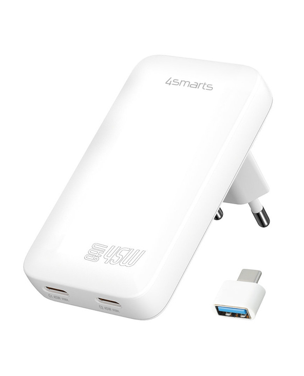 4smarts 542045 chargeur d'appareils mobiles Universel Blanc Secteur Intérieure