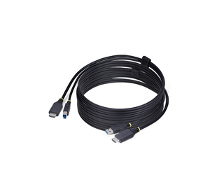 StarTech.com Câble KVM HDMI de 3 m et USB 5Gbps, 4K 60Hz, Câble Combo HDMI 2.0 et USB pour Commutateurs/Switchs KVM