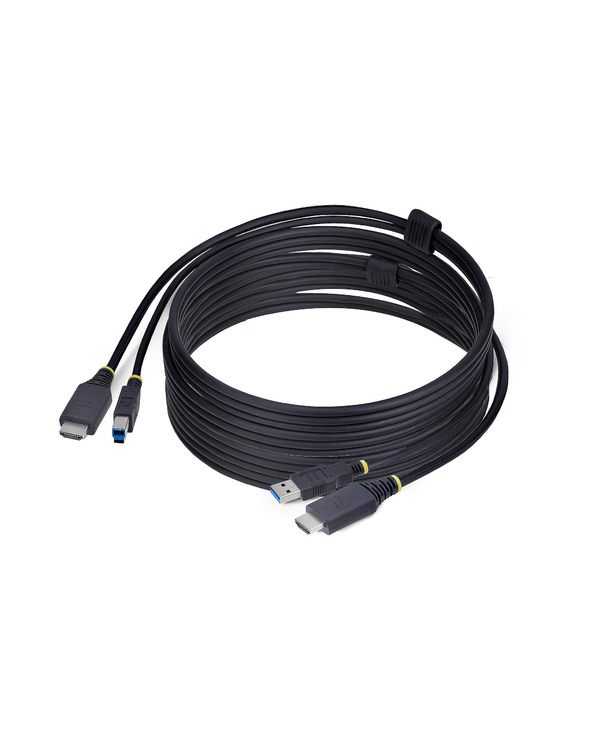 StarTech.com Câble KVM HDMI de 3 m et USB 5Gbps, 4K 60Hz, Câble Combo HDMI 2.0 et USB pour Commutateurs/Switchs KVM