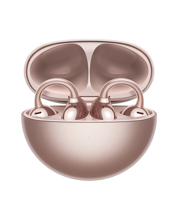 Huawei FreeClip Casque True Wireless Stereo (TWS) Crochets auriculaires Appels/Musique USB Type-C Bluetooth Or rose
