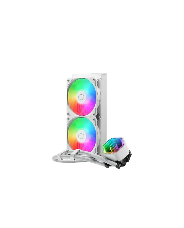 Cooler Master MasterLiquid 240 Core II White Processeur Kit de refroidissement du liquide 12 cm Blanc