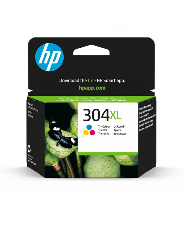 HP 304XL Cartouche d’encre trois couleurs grande capacité authentique
