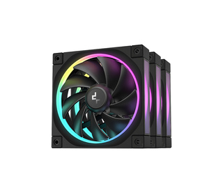 DeepCool FL12-3 in 1 Boitier PC Ventilateur 12 cm Noir 3 pièce(s)