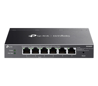 TP-Link Omada ES206GP commutateur réseau Géré Gigabit Ethernet (10/100/1000) Connexion Ethernet, supportant l'alimentation via c