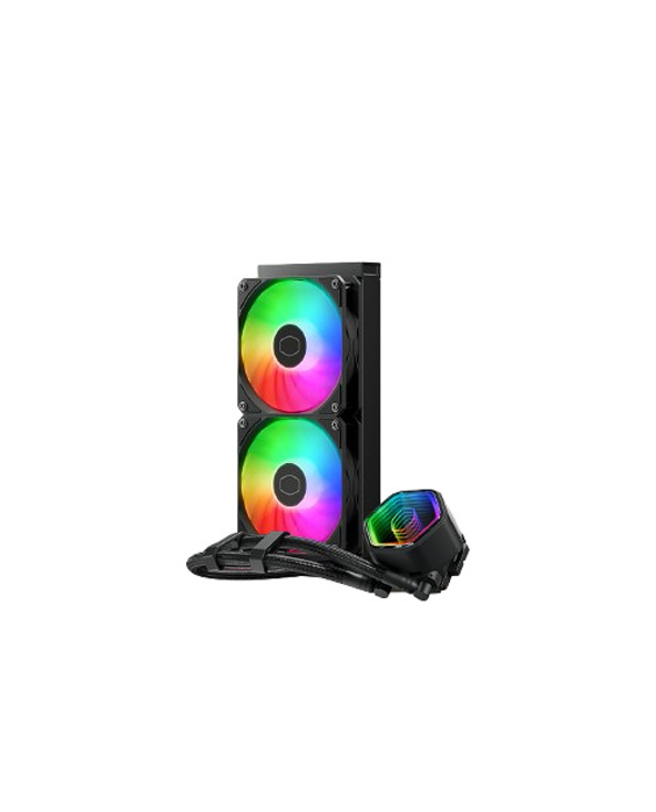 Cooler Master MasterLiquid 240 Core II Processeur Kit de refroidissement du liquide 12 cm Noir