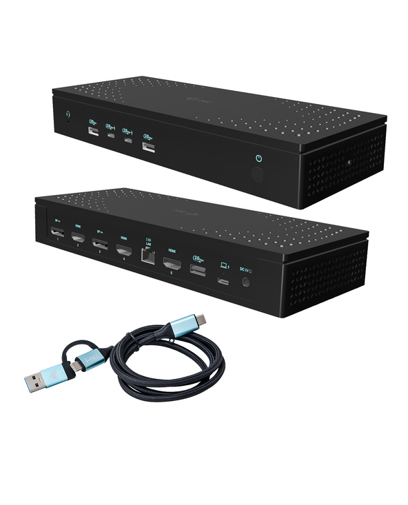 i-tec Universal 5x 4K/60Hz Display Docking Station + Power Delivery 100W