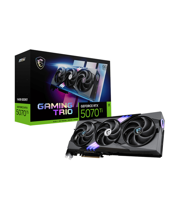 MSI GAMING GeForce RTX 5070 Ti 16G TRIO OC NVIDIA 16 Go GDDR7
