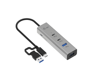 i-tec Metal Universal Charging HUB 2xUSB-C + 2x USB-A Port + Power Delivery 85W