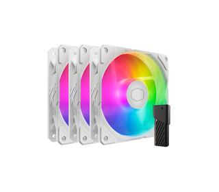 Cooler Master SickleFlow Edge 120 ARGB 3-pack Fan Kit White Edition Boitier PC Ventilateur 12 cm Blanc 3 pièce(s)