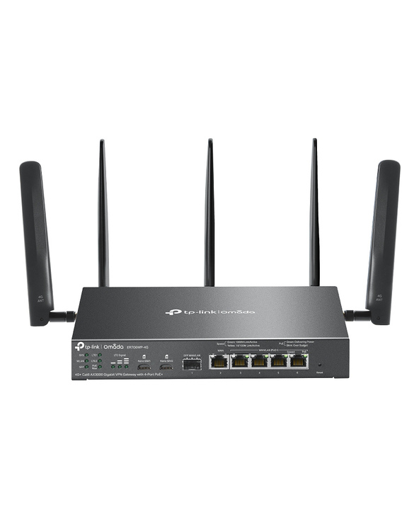 TP-Link ER706WP-4G routeur sans fil Gigabit Ethernet Bi-bande (2,4 GHz / 5 GHz) Noir