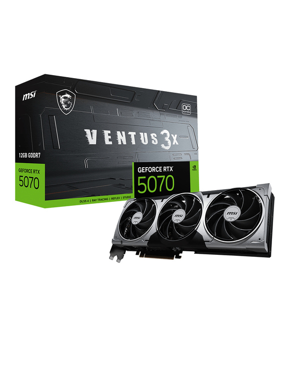 MSI VENTUS GeForce RTX 5070 12G 3X OC NVIDIA 12 Go GDDR7