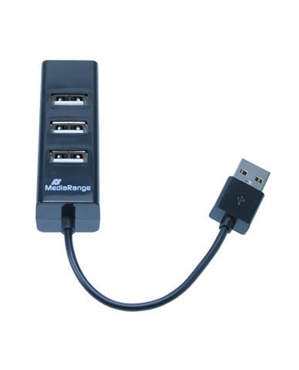 MediaRange MRCS502 hub & concentrateur 480 Mbit/s Noir