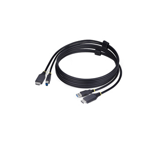 StarTech.com Câble KVM HDMI de 1,8m et USB 5Gbps, 4K 60Hz, Câble Combo HDMI 2.0 et USB pour Commutateurs/Switchs KVM