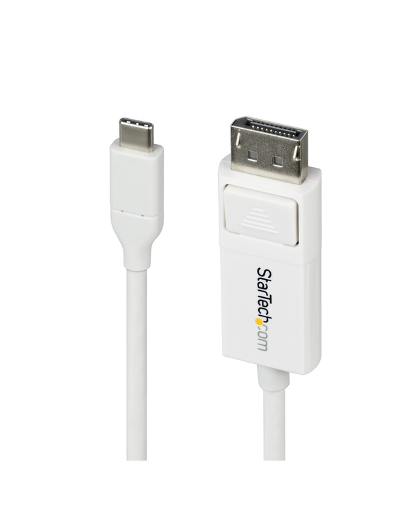 StarTech.com Câble USB-C vers DisplayPort 1.2 de 2m 4K 60Hz, Câble Adaptateur Bidirectionnel DP vers USB-C / USB-C vers DP Réver