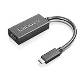 Lenovo 4X90M42956 câble vidéo et adaptateur VGA (D-Sub) USB Type-C Noir