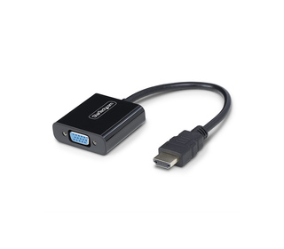 StarTech.com Adaptateur HDMI vers VGA, Convertisseur Vidéo Actif pour Ordinateur Portable/Bureau, 1920x1080 (1080p), Source HDMI