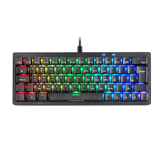 Mars Gaming MKMINIPRO clavier Jouer USB Français Noir