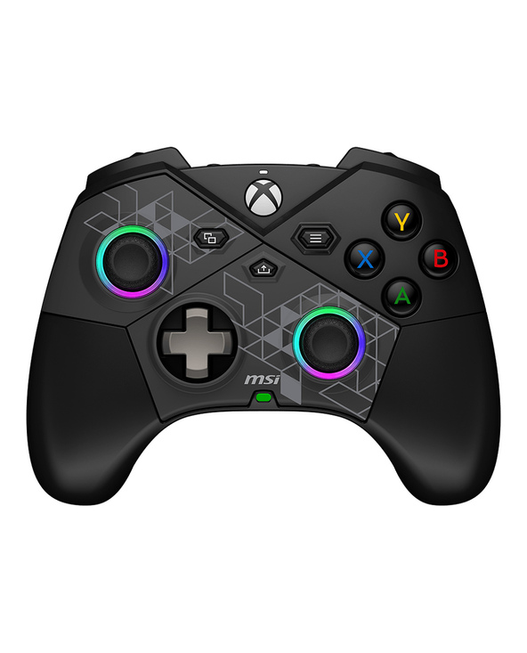 MSI FORCE PRO W CONTROLLER Noir USB 2.0 Manette de jeu Analogique/Numérique Android, PC, Xbox One S, Xbox One X, Xbox Series S, 