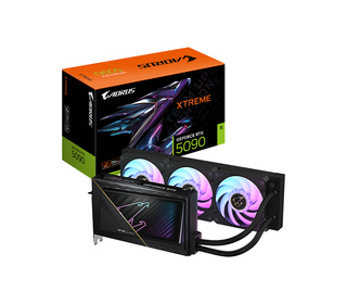 GIGABYTE AORUS GeForce RTX 5090 XTREME WATERFORCE 32G Carte Graphique - 32 Go GDDR7, 512 bits, PCI-E 5.0, 2655 MHz Fréquence du 