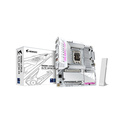 GIGABYTE B860M AORUS ELITE WF6E ICE Carte mère - Processeurs Intel Core Ultra, VRM 12+1+2+1 phases, jusqu'à 9200MHz DDR5, 1xPCIe