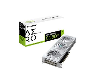 GIGABYTE GeForce RTX 5060 Ti AERO OC 16G Carte Graphique – 16 Go GDDR7, 128 bits, PCI-E 5.0, 2647MHz Fréquence du processeur, 3 