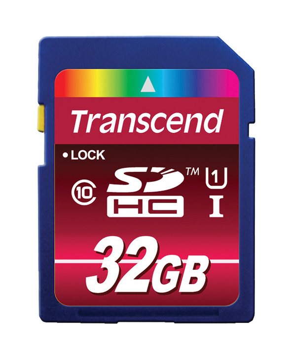 Transcend 32GB SDHC CL 10 UHS-1 32 Go MLC Classe 10