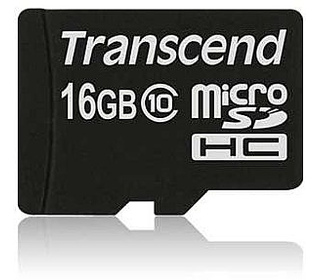 Transcend TS16GUSDC10 mémoire flash 16 Go MicroSDHC NAND Classe 10
