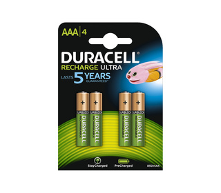 Duracell StayCharged AAA (4pcs) Batterie rechargeable Hybrides nickel-métal (NiMH)